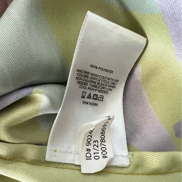 Express Satin Floral Boyfriend Portofino Maxi Shirt Dress- Size Medium - Picture 5 of 6